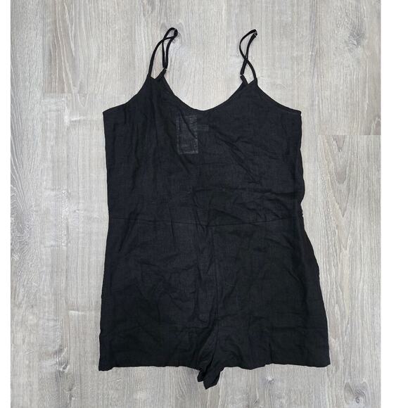 NWT Vitamin A Linen Romper Size 8/M - Picture 1 of 4